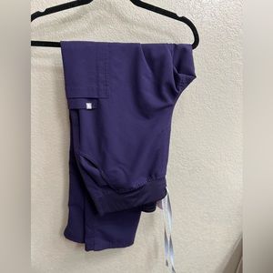 Figs Yola skinny high waisted scrub pants